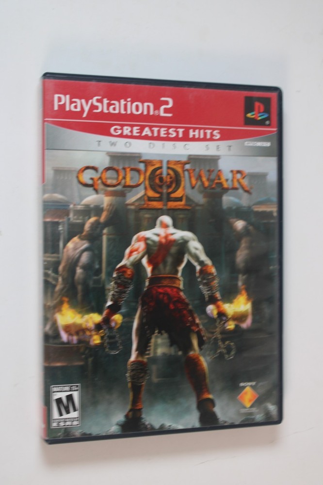 God of War II (PlayStation 2, PS2) CIB Greatest Hits 2 Disc Set w Register Card
