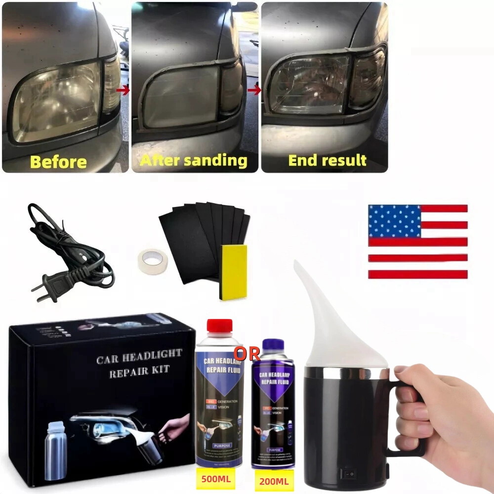 New Car Headlight Repair Kit  Auto Headlights Scratches Renovation Repair Liquid