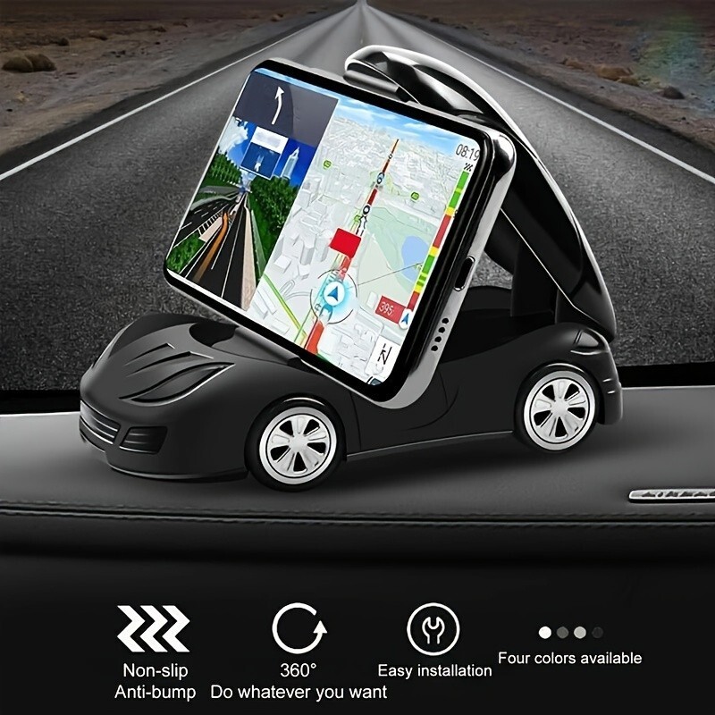 Foldable 360° Rotating Car Dashboard Phone Holder for All Models