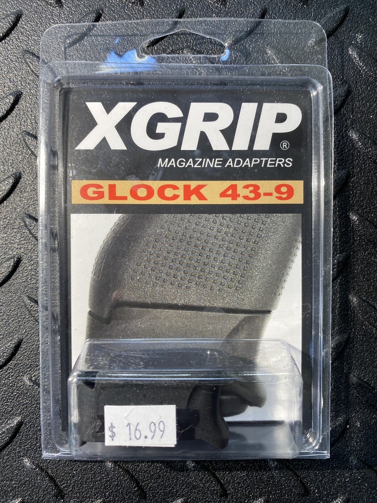 X-Grip Fits GLOCK 43 (ETS 9rd Mag Only) for G43 XGGL43-9 43-9 Magazine Adapter