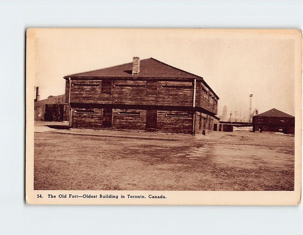 Postcard The Old Fort Oldest Building in Toronto Canada