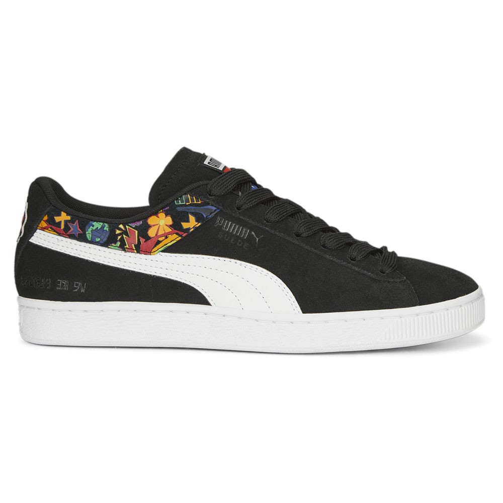 PUMA Suede Wae Lace Up  Womens Black Sneakers Casual Shoes 39097201