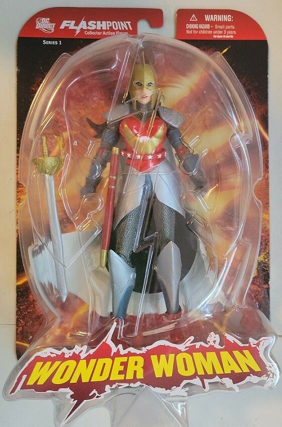 The Flash Flashpoint Armored Wonder Woman Action Figure by DC Direct  