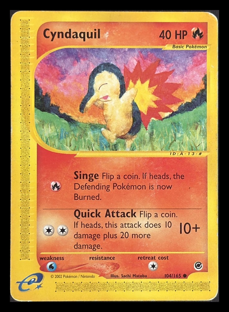 Cyndaquil 104/165 Expedition Base Set Regular