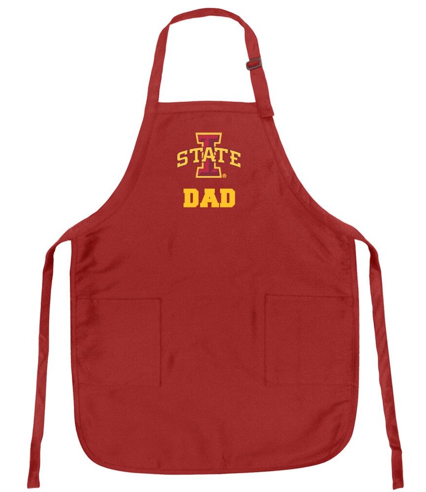 IOWA STATE Dad Apron IA State DAD Aprons -Official UNIVERSITY APRONS for DAD