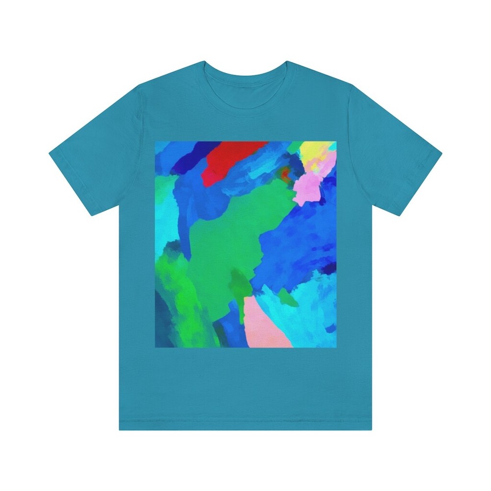 T-Shirt Cool and Comfy  - Fun Abstract Original Art Unisex   Graphic Tee-image