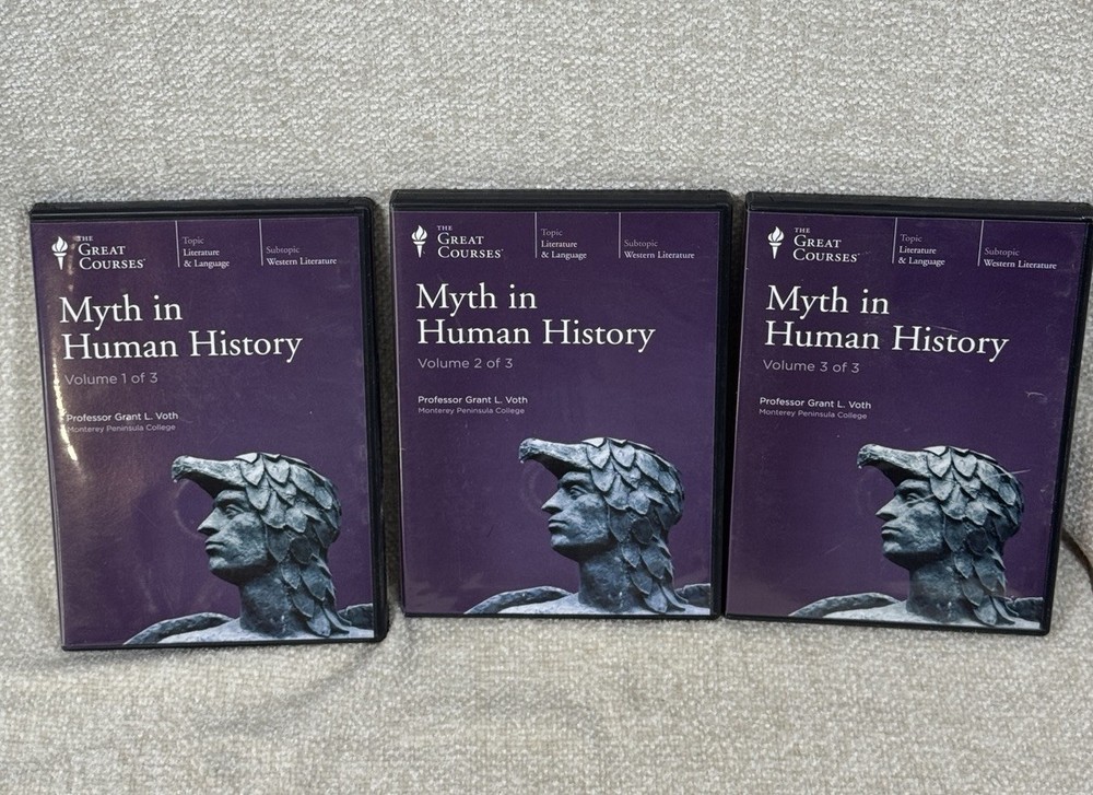 The Great Courses Myth In Human History Audio CD Set Grant Voth 18 Disc 3 Volume