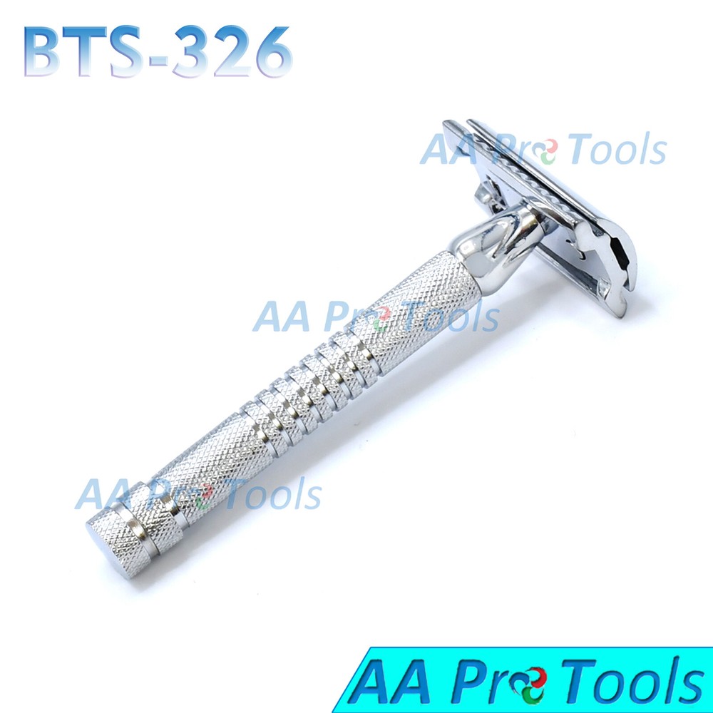 Fully Shaving Razor Double Edge Safety Razor For Men Shaving + 5 Blades BTS-326