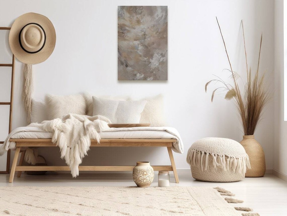 Modern Abstract Earth Tones Wall Art Canvas Unframed Print Art
