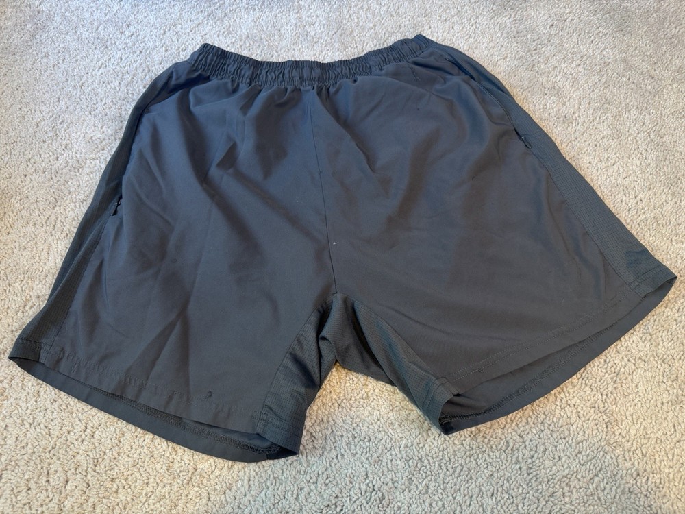 Gymshark Men's Dark Grey Shorts, Sport, 5-inch, Size L