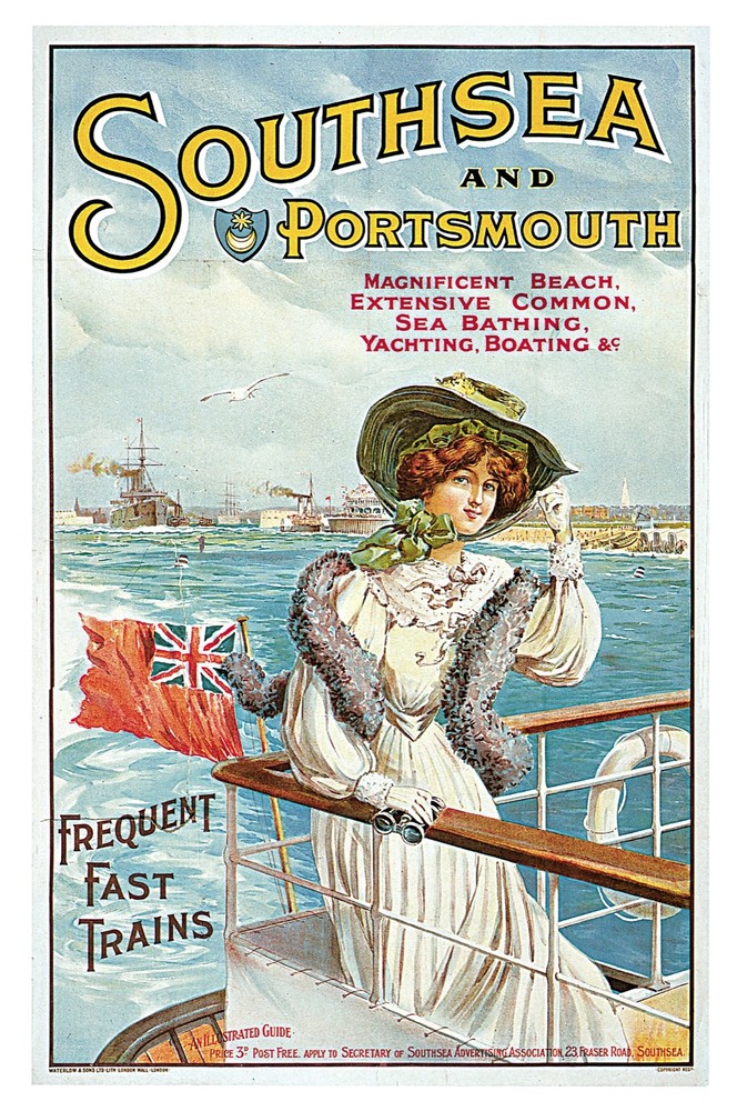 Decor South Sea Travel Poster. Fine Graphic Art Design. Home Shop Wall Art. 1977