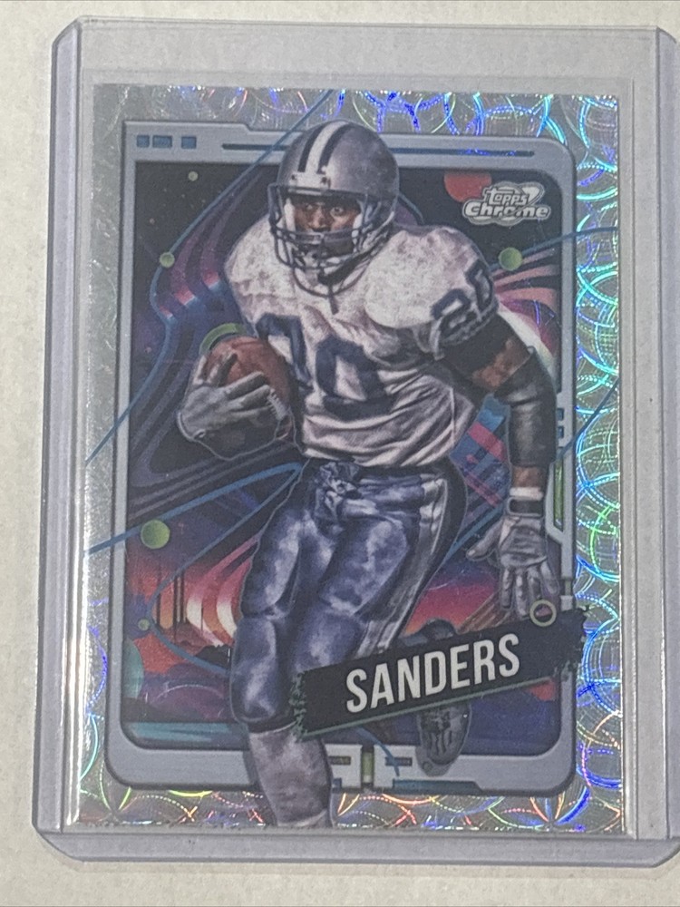 2024 Topps Chrome Cosmic #31 Barry Sanders Nucleus Refractor