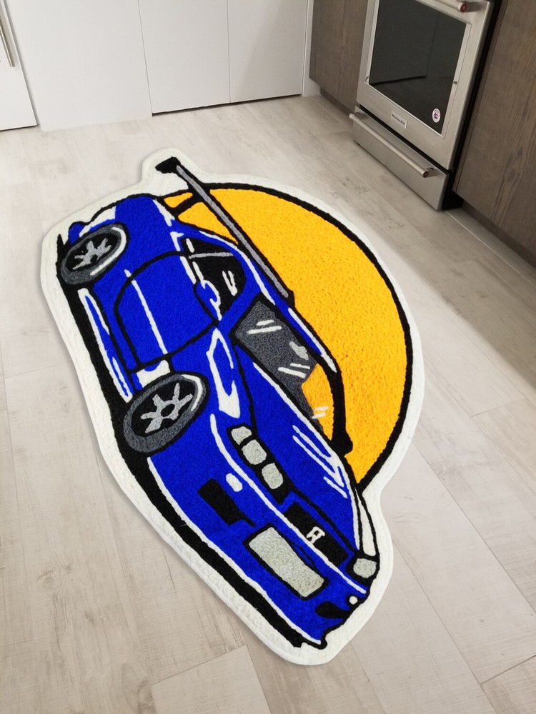 Nissan GTR Japanese Car Floor Mat Washable Area Runner Rugs Living Room Carpet