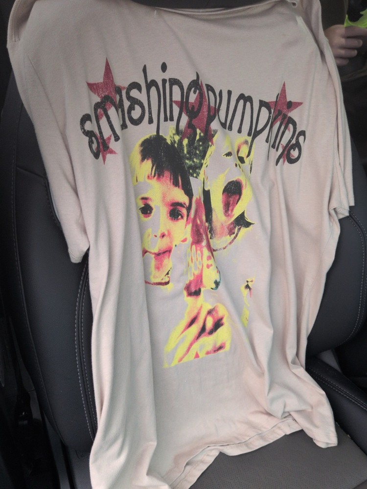 brand new open stock smashing pumpkins t shirt large music tshirt