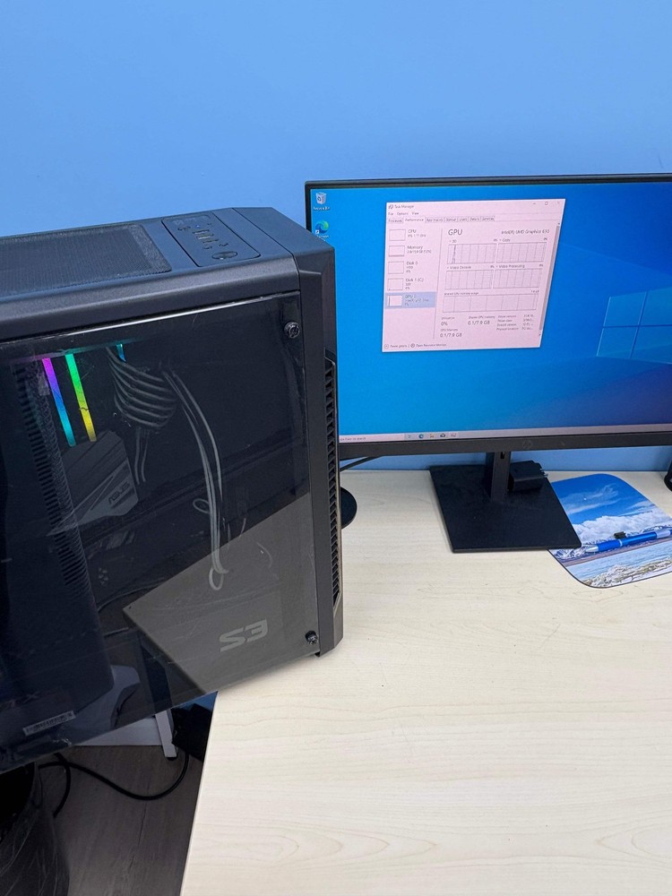 Desktop Computer Intel Core i7 8700K 16GB RAM 256GB SSD 2TB HDD