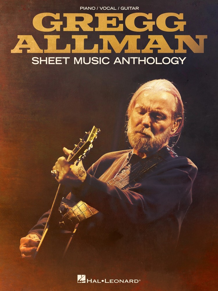 Gregg Allman Sheet Music Anthology Piano Vocal Guitar Chords Lyrics 17 Song Book