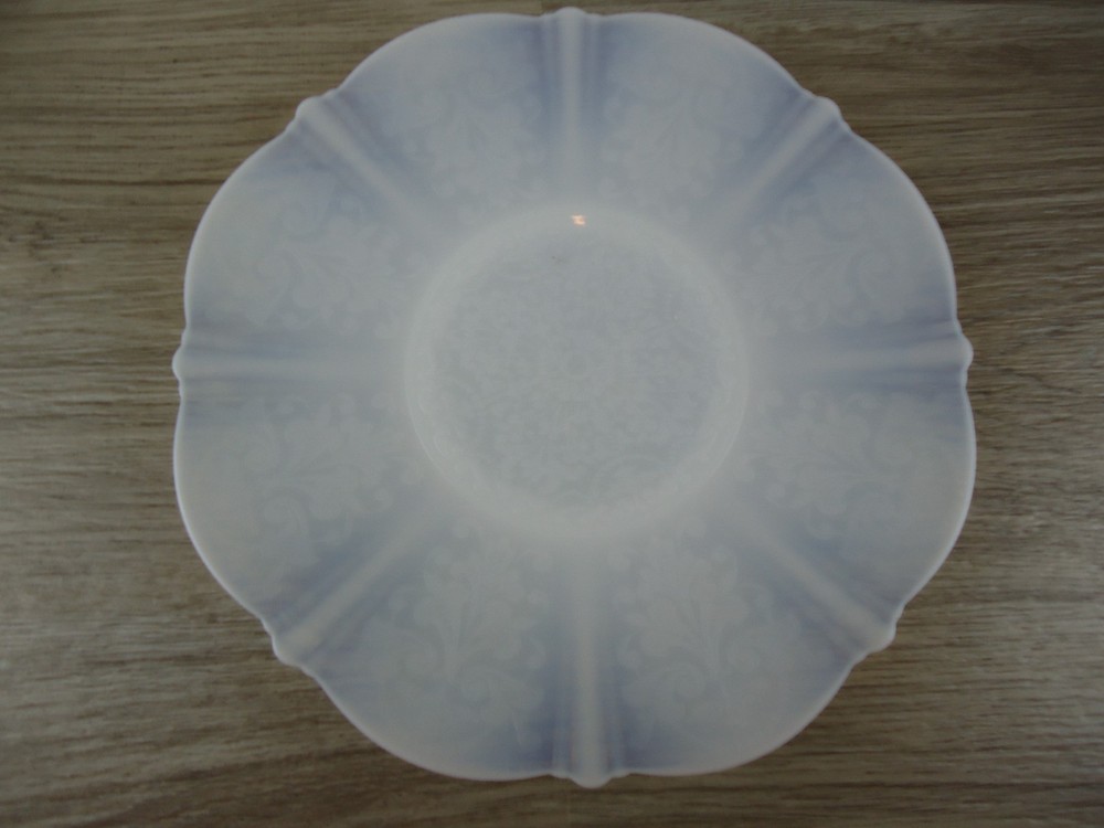 Macbeth Evans Monax Depression Glass American Sweetheart White 10.5