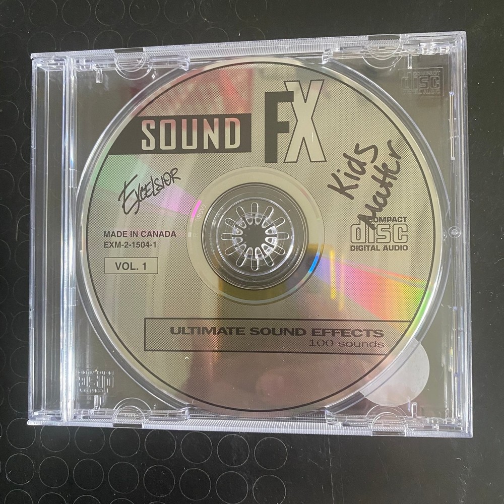 Sound FX – Ultimate Sound Effects Vol. 1 CD Sound Effects Excelsior