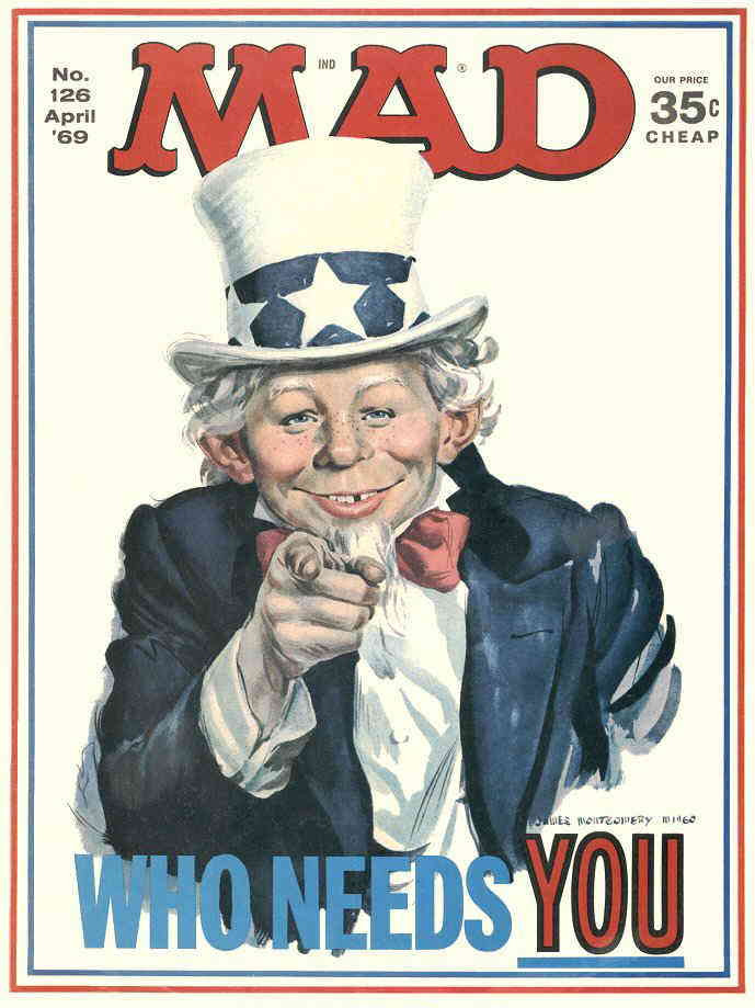 Uncle Sam Low Grade Mad #126 GD E.C Comic - Combined Shipping Available
