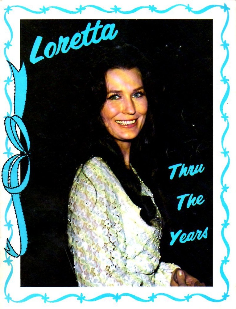 Loretta Lynn Concert Tour Program Thru The Years