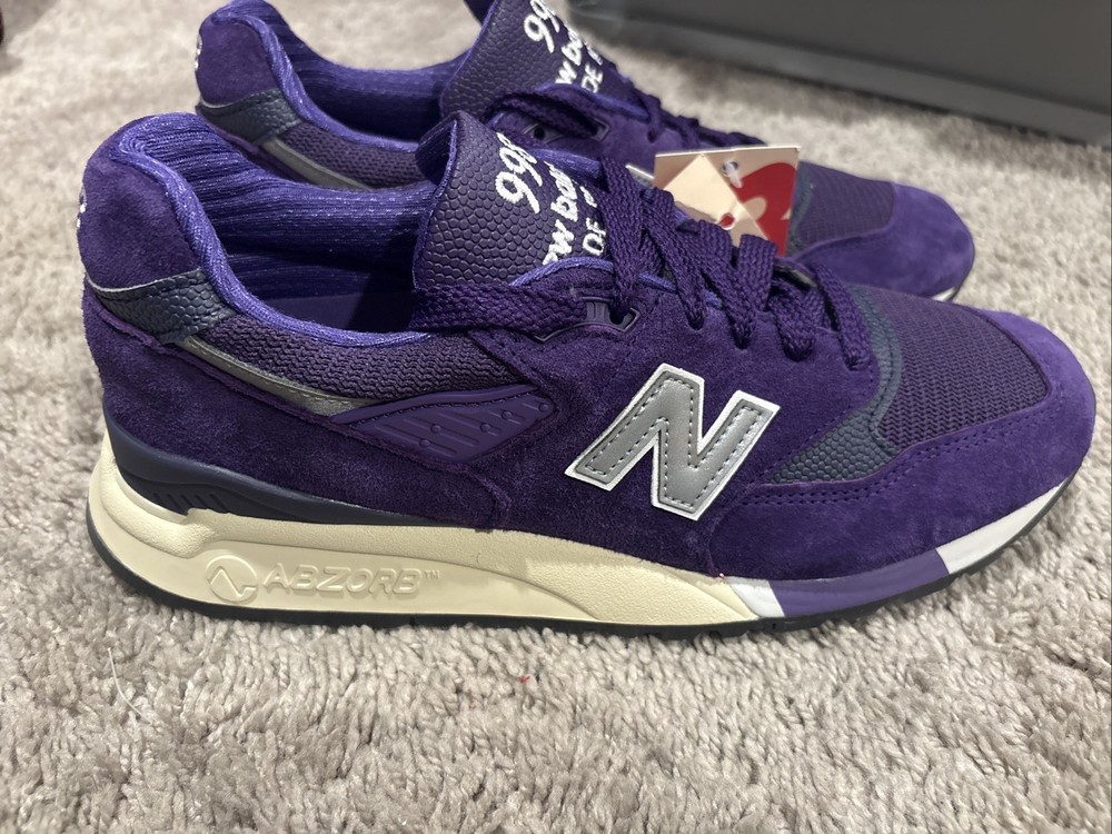 New Balance 998 Made in USA Plum Purple colorway, designed by Teddy Santis.