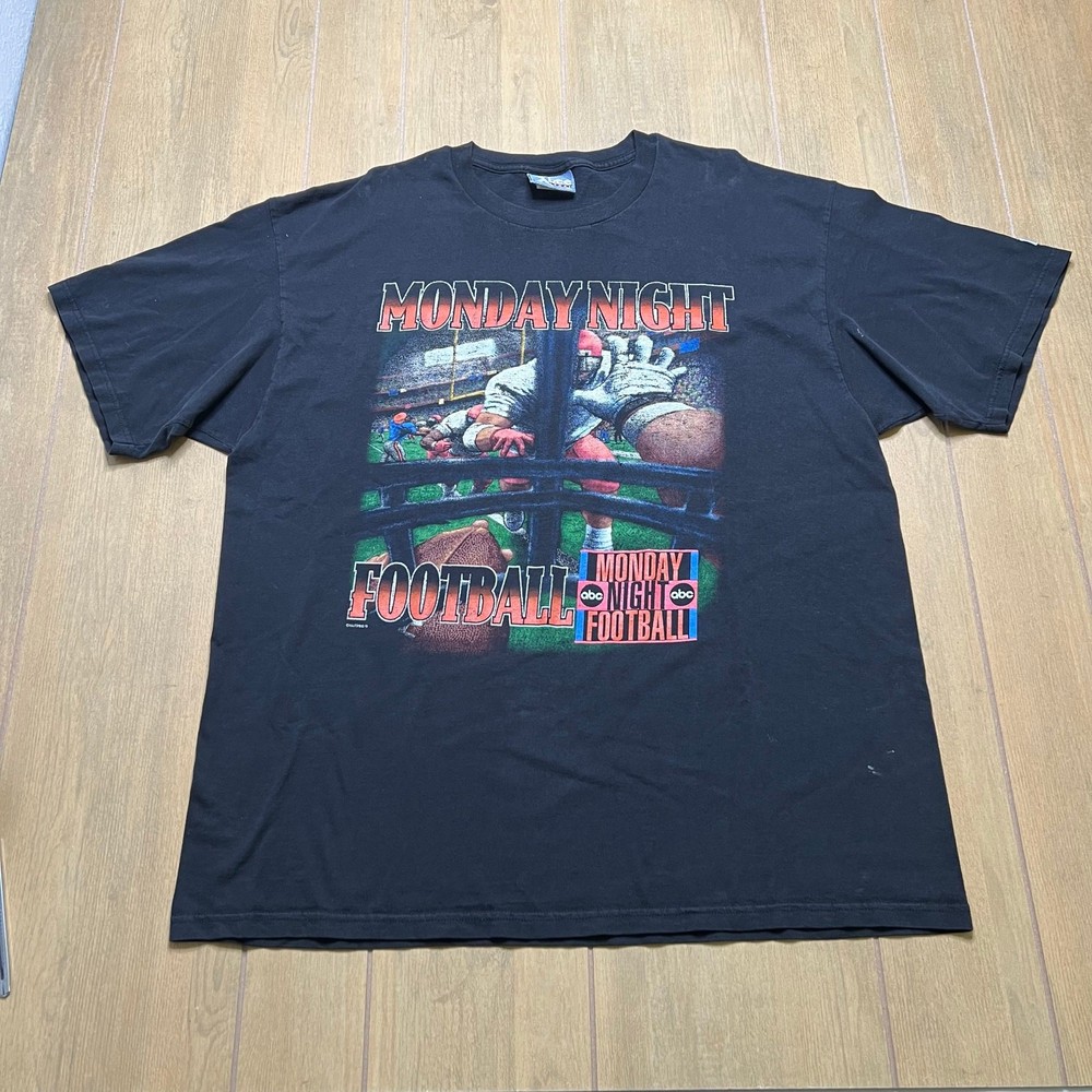 Vintage 90s ABC Sports Monday Night Football Lee Sport T-shirt Men Sz XXL