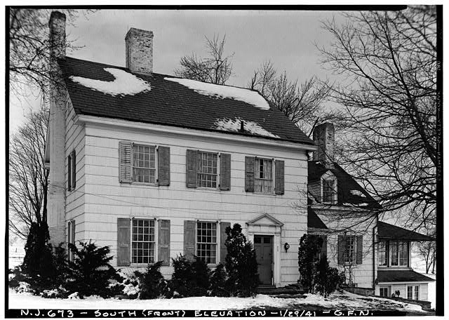 David Nevius House,Middlebush,Somerset County,NJ,New Jersey,HABS,Survey
