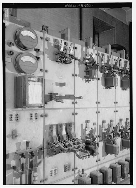 91. Switch House, first floor closer view - Delaware County Electric Company,