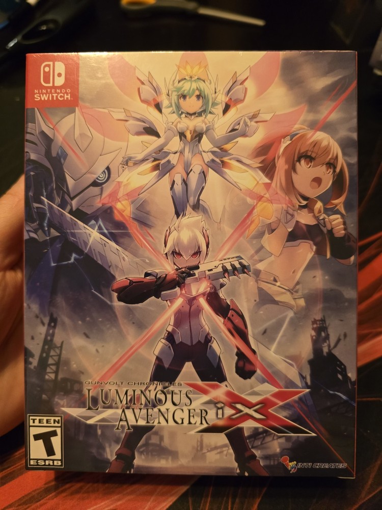 Gunvolt Chronicles: Luminous Avenger IX Collector's Ed (Switch) Limited Run NEW