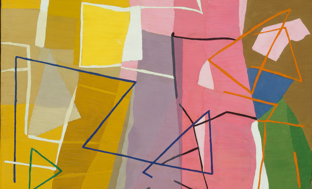 Grace Crowley 1953 Abstract Art Print - Archival Quality-image