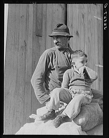 Delacroix Island,Louisiana,LA,Saint Bernard Parish,Spanish Trappers,1941,FSA,79