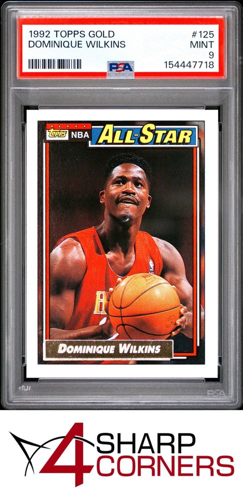 1992 Topps Gold #125 Dominique Wilkins Hawks Hof Psa 94SC is the hobby's first consignment choice on eBay!