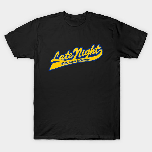 Late Night With David Letterman Cotton Tee For Men And Women - Made In Australia