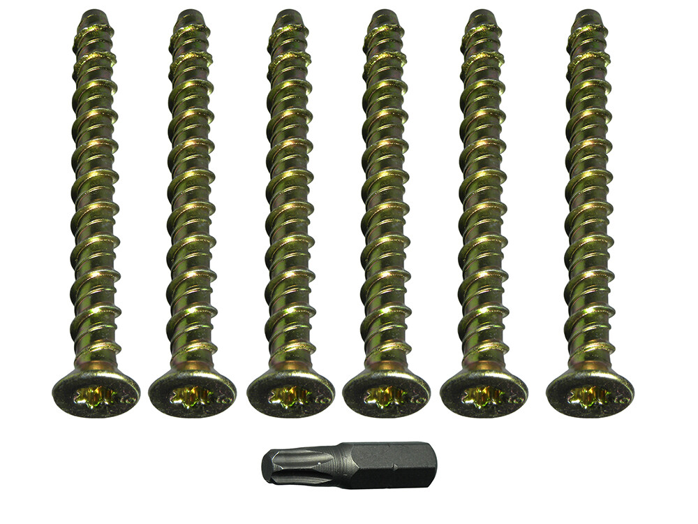 New 12 X Masonry Concrete Hexagon Bolts Self Tapping Head Anchor M10