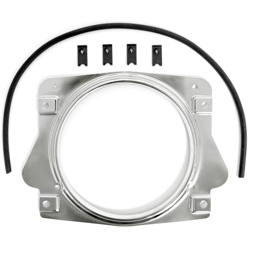 66-77 Ford Early Bronco Instrument Cluster Bezel - Bright Chrome Dash Gauge Trim