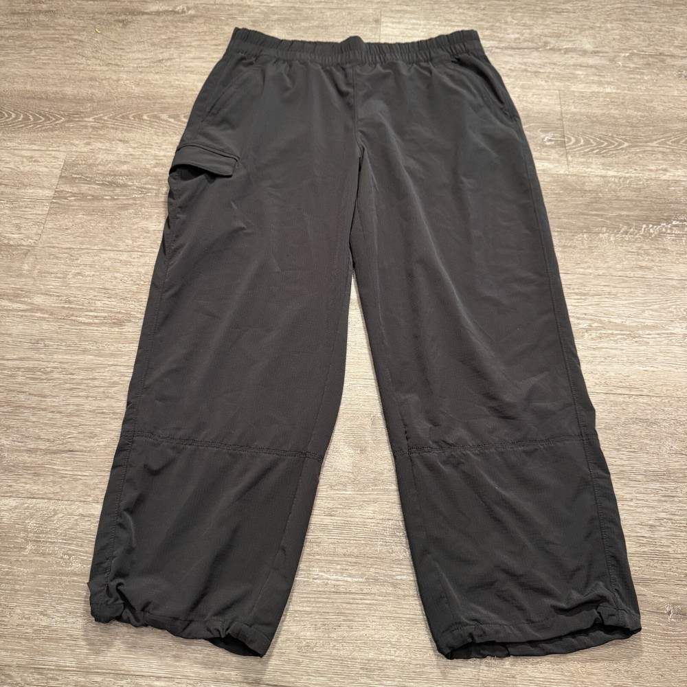 ATHLETA Womens Trekkie Parachute High Rise Stretch Wide Leg Pants Size Large 34x28