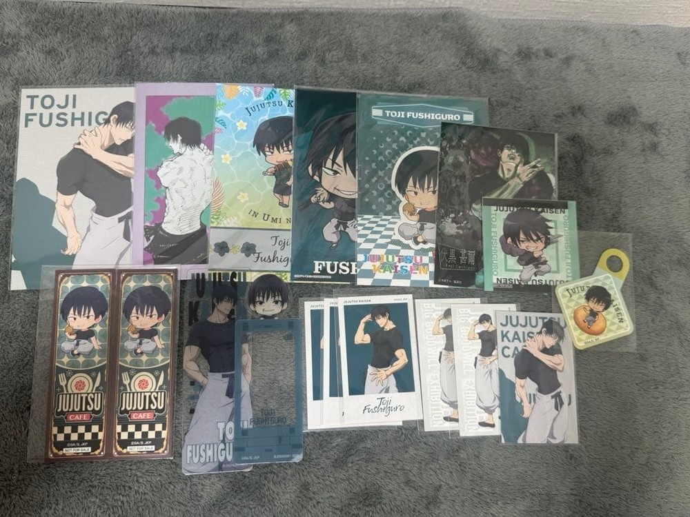 Jujutsu Kaisen Fushiguro Toji Postcard Set Bonus Limited Collectible Japan