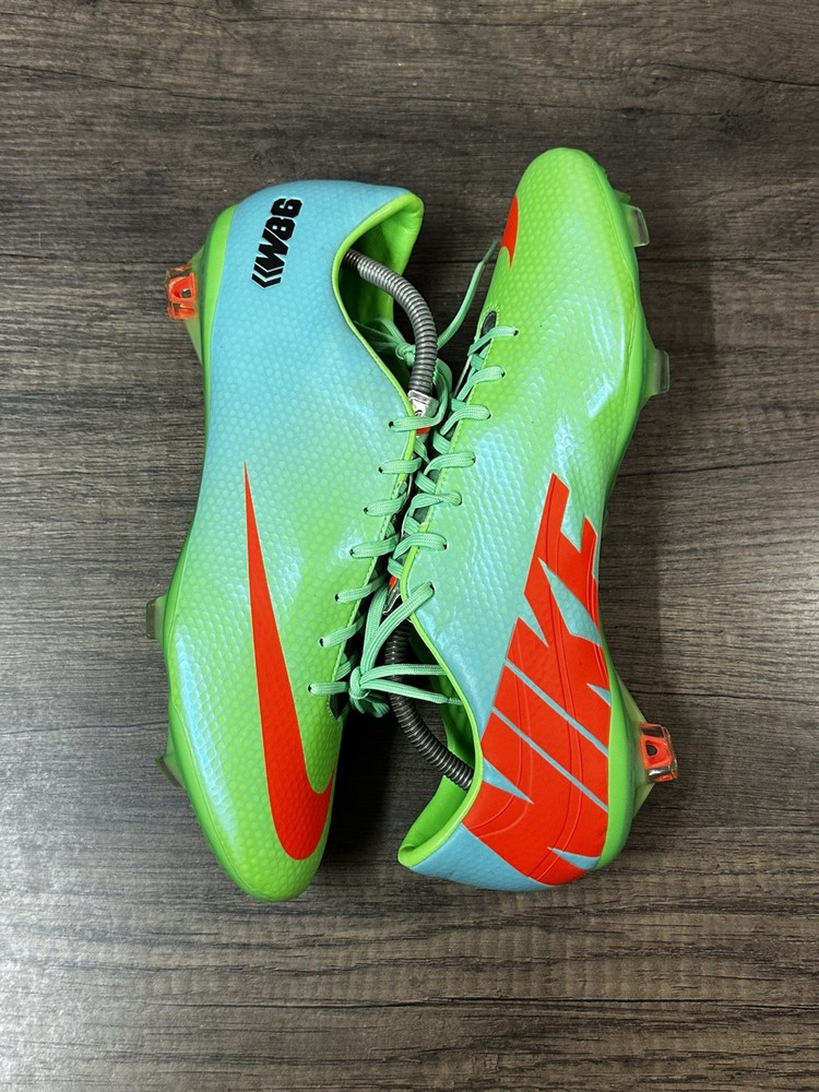 Nike Mercurial Vapor 9 FG ACC Lime Crimson 555605-380 Men’s Size 11.5