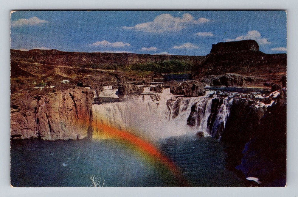 Idaho ID Twin Falls Shoshone Falls Vintage Postcard