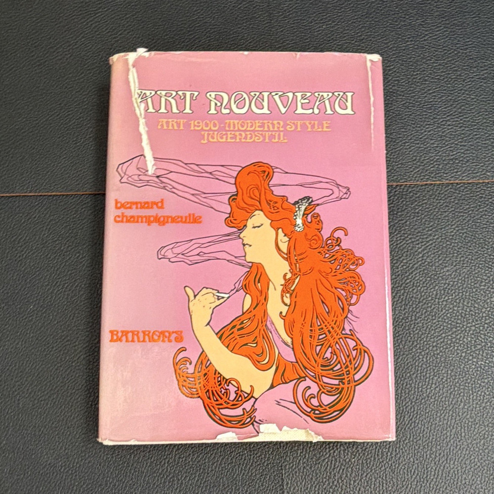 Art Nouveau Art 1900-Modern Style Jugendstil HC Illus Champigneulle 1976