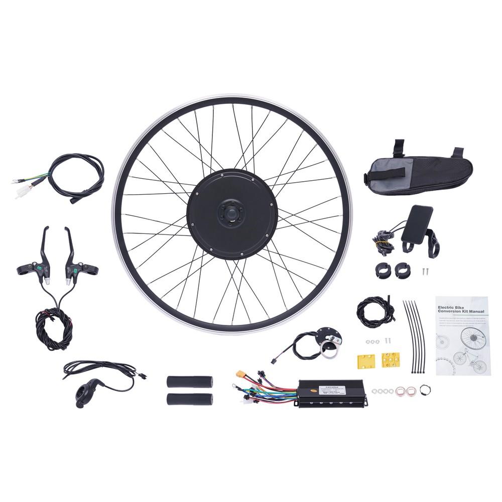 700C Front Wheel Electric Bicycle Ebike Conversion Kit Hub Motor 48V 1000W US