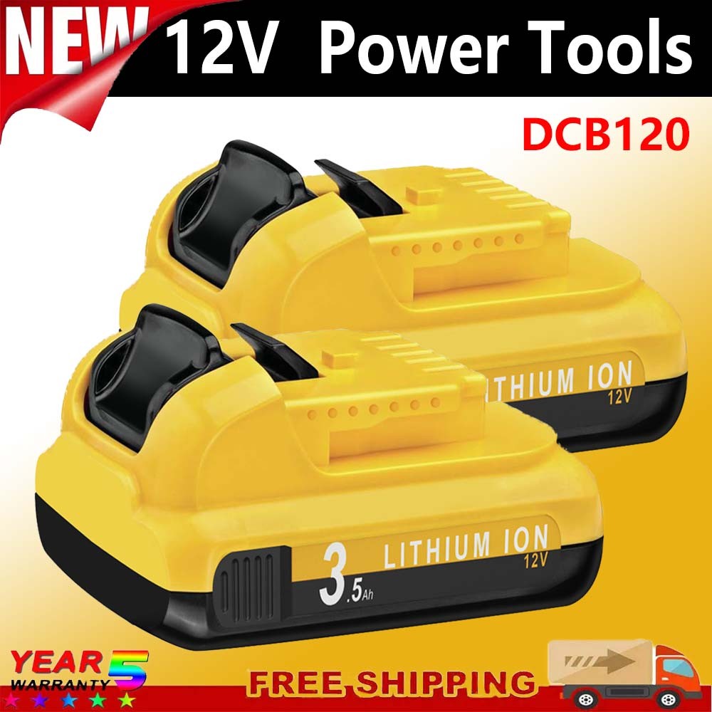Dewalt DCB120 12V 3.5Ah Battery 4-Pack for Cordless Tools