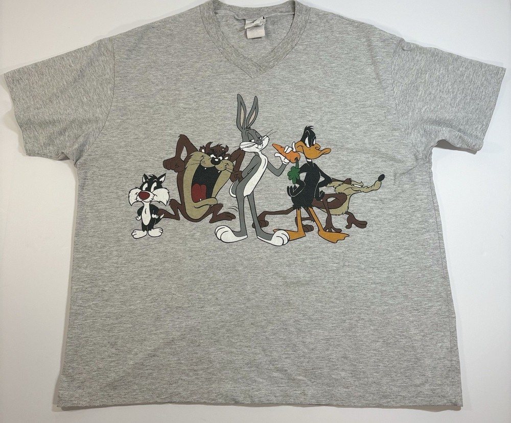 VTG 1991 Warner Bros Acme Looney Tunes One Size USA Made Tee Shirt