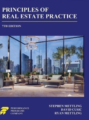 Stephen Mettling Ryan Mettling David C Principles of Real Estate Prac (Hardback)