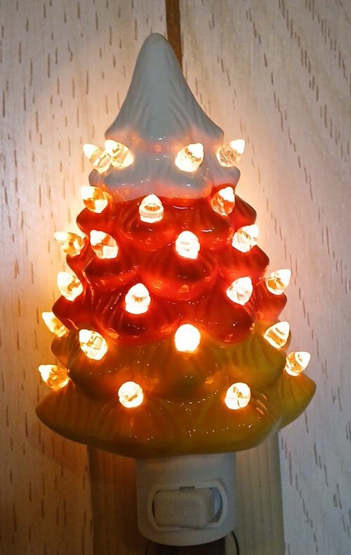 Halloween Candy Corn Fall Lighted Nightlight 6.25