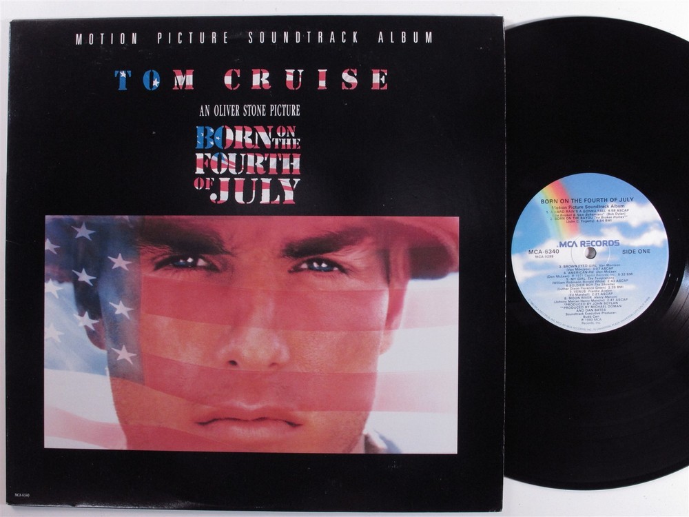 BORN ON THE FOURTH OF JULY OST Various Artists MCA LP VG+ c