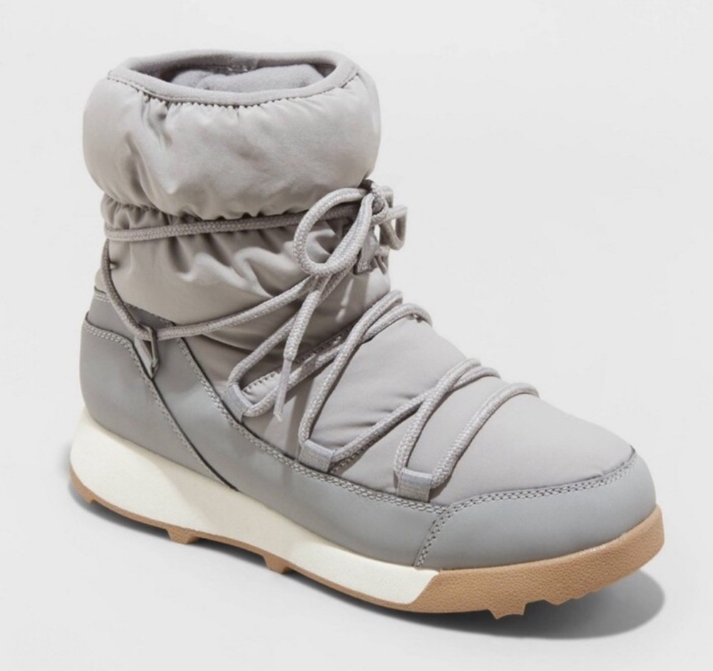Women's Cara Moon Winter Boots in Gray Size 8 by All in Motion