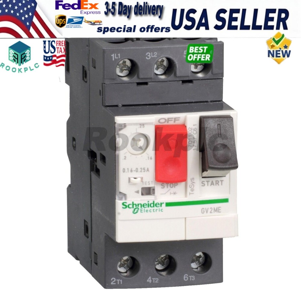 NEW Schneider GV2ME07 Circuit breaker-thermal-magnetic 1.6..2.5A