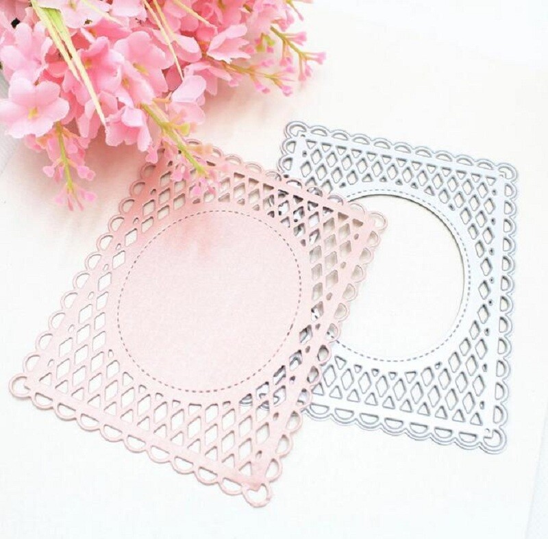 Lace Background Metal Dies for Scrapbooking and Photo Albums  