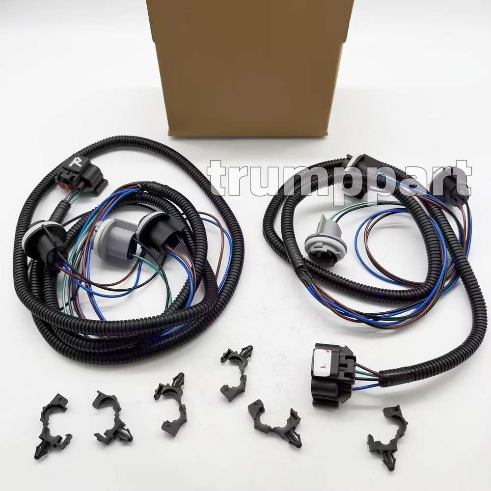 2X Tail Lamp Wiring Harness 15824514 15824515 Fit GMC Sierra 2007-2010 2500HD